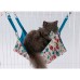 DOGLEMI CANVAS CAT HAMMOCK BED 45x45cm -BLUE 1pc/pkt 