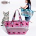 DOGLEMI CAT CANVAS CARRIER BAG 64x18x48cm - BLUE, ROSE 1pc/pkt  