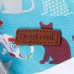 DOGLEMI CAT CANVAS CARRIER BAG 64x18x48cm - BLUE, ROSE 1pc/pkt  