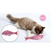 DOGLEMI REFILLING CATNIP CAT TOYS FISH 10x27cm - PINK   