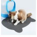 DOGLEMI NON SLIP LITTER LOCK MAT 63x47cm - GREY 1pc/pkt  