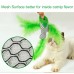 DOGLEMI CATNIP TOYS FOR CAT KITTY FISH SHAPE INTERACTIVE FRENCY SIZE :22cmx22cm -PINK,GREEN 1pc/pkt 