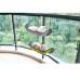 DOGLEMI WINDOW HAMMOCK BED W/SUCTION CUP 59x22x13cm - GREY 1pc/pkt  