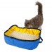 DOGLEMI PORTABLE OUTDOOR LITTER BOX 46x35x14cm - BLUE 1pc/pkt 