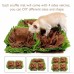 DOGLEMI PET SNUFFLE MAT 44x32cm-GREEN, GREY 1pc/pkt  