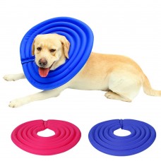 DOGLEMI PET COLLAR PROTECTOR SIZE:L - BLUE, ROSE RED 1pc/pkt  