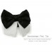 DOGLEMI GENTLEMAN PET TIE SIZE : S NECK : 23-26cm - BLACK AND WHITE 1pc/pkt 