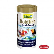 TETRA GOLDFISH GOLD EXOTIC 250ml/80g 6pcs/shrink pack,108pcs/outer