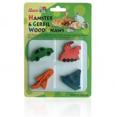 HAMSTER & GERBIL WOOD GNAWS CAR, TRAIN, AIRPLANE, BOAT 1set/card,24card/box,288cards/outer