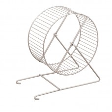 FERPLAST SMALL ANIMALS WHEEL WHITE 24cmx13cmx25cm 20.5cmDIA 23pcs/outer