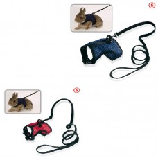 FERPLAST JOGGING HARNESS FOR SMALL ANIMALS - Small 10mmxA:10-14cm, B:13-17cm 1pc/pkt, 144pcs/outer