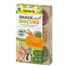 GIMBI SNACK PLUS DISCS MIX 50g 7pcs/outer  