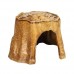 TEEWY EDIBLE STUMP HIDEOUT 13.5x12.5x8.0cm 145g - BROWN 1pc/box, 24boxes/outer  