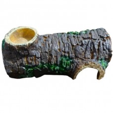 FOREST LOG FEEDING HIDEOUT 19.5cmLx10cmWx6.5cmH 1pc/outer