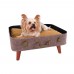 IBIYAYA VINTAGE RETRO SUITCASE PET BED - BROWN 56cmLx42cmWx25cmH 1pc/outer 