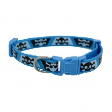 COLLAR 10mm X 9"-14" - DANGER BLUE Loose packing 