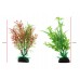 2PCS PLASTIC PLANT 13.5cmH/14.5cmH 2pcs/card, 108cards/outer 