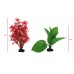 2PCS PLASTIC PLANT 14cmH/18cmH 2pcs/card, 36cards/outer  
