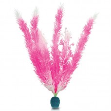 CLUB MOSS w/WEIGHT 12"H white pink 6pcs/pkt 120pcs/outer