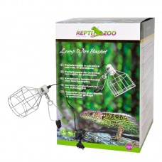 REPTIZOO LAMP WIRE BASKET 14.2DIA UP TO 200w W/ON/OFF SWITCH 24pcs/outer