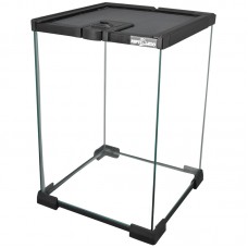 REPTIZOO MINI TERRARIUM - BLACK 21cmL x 21cmW x 30cmH 1pc/outer